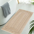 Bathroom Rug Mat 24 in x 48 in - Super Soft, Ultra Absorbent Khaki