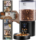 Automatic Cat Feeder with 2K HD Camera - Scheduled Feeding & 5L