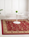 Unique Loom Sialk Hill Area Rug Washington 5 ft Square - Classic