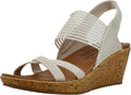 Skechers Women's Beverlee High Tea Wedge Sandal - Comfortable Luxe