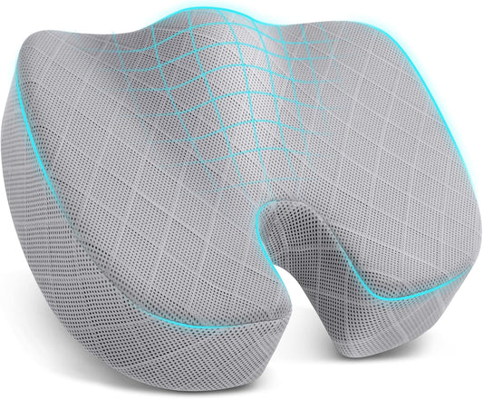 TushGuard Office Seat Cushion for Sciatica & Back Pain Relief