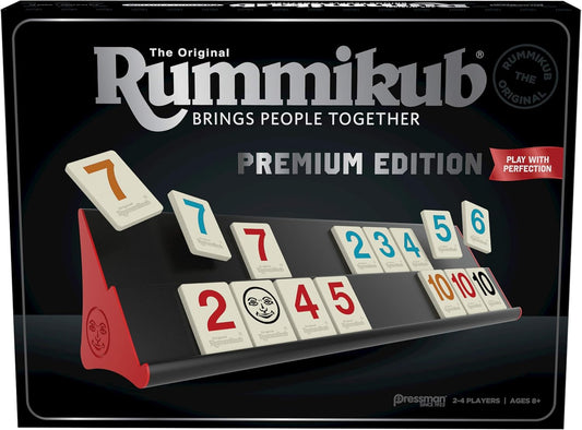 Rummikub Premium Edition with Engraved Tiles and Racks