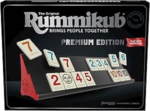 Rummikub Premium Edition with Engraved Tiles and Racks