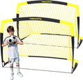 Soccer Goal Pop Up Foldable Soccer Net 7x5FT to 3x2.2FT - Portable