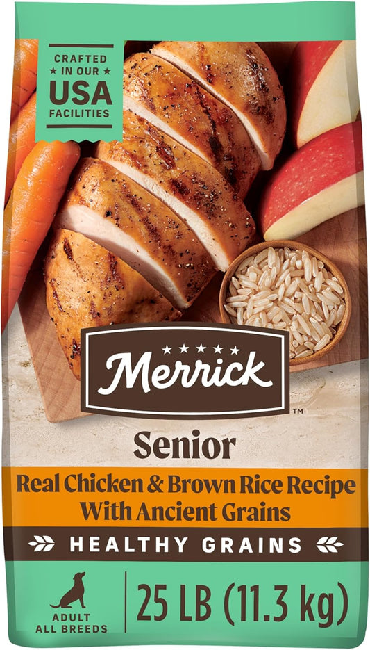 Merrick Healthy Grains Premium Dry Dog Food for Seniors