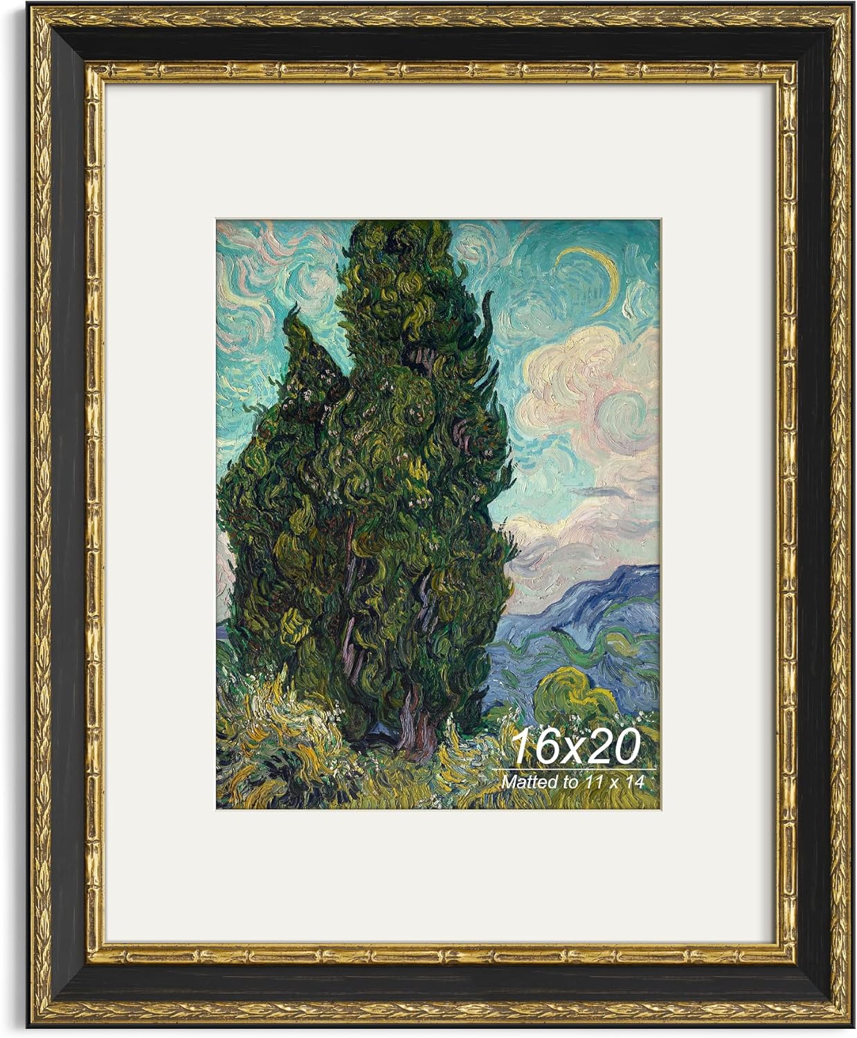 Yaetm 16x20 Vintage Picture Frame for Elegant Home Decor
