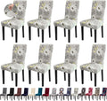 Chair Covers Dining Room Chair Covers Stretch 8 Pack - Fit & Protect