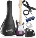 Ashthorpe 30-inch Beginner Electric Guitar Kit with Amplifier