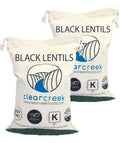 CLEAR CREEK Black Lentils | Caviar or Beluga Lentils - 8 lb pack