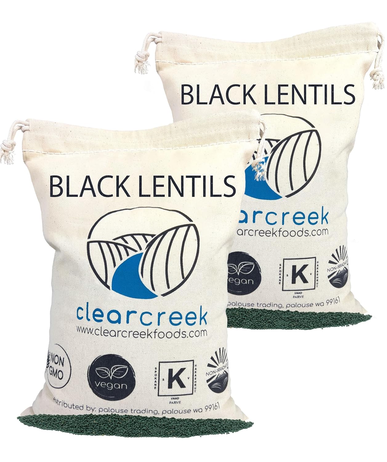 Clear Creek Black Lentils - Nutrient Powerhouse for Healthy Meals