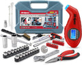 Hi-Spec 65pc Compact Auto Garage Tool Kit Set - Essential Car Repair