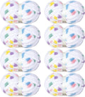 Chunky Chenille Yarn 8 Pack - Super Bulky Tie Dye Rainbow