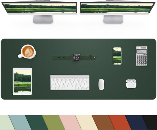 Large Leather Desk Mat Protector for Office and Home Use