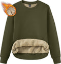 TACVASEN Women's Winter Sweatshirt with Fleece Lining for Warmth