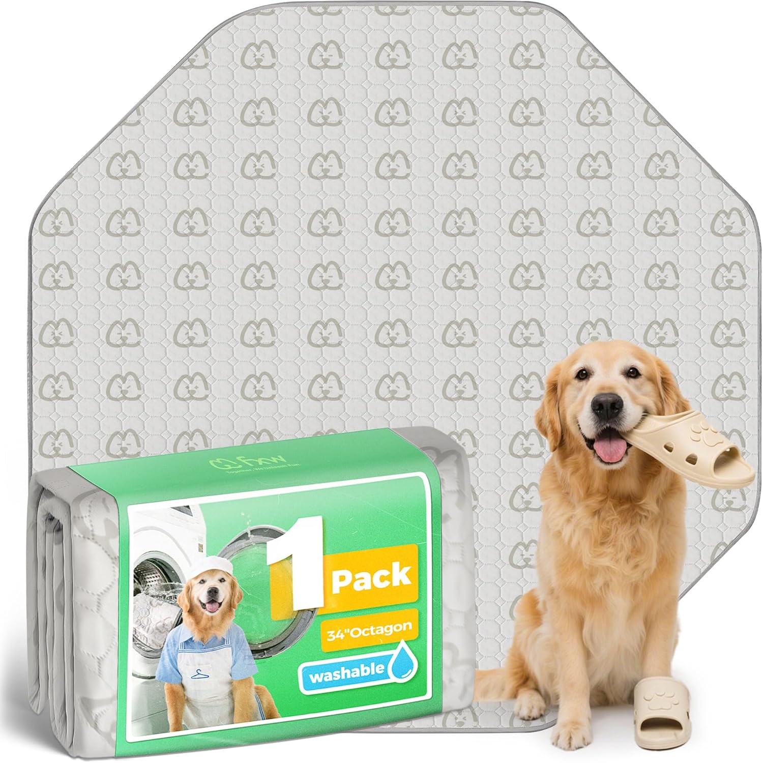 FXW Washable Pee Pads for Dogs - Super Absorbent & Eco-Friendly