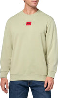 Men's Regular Fit Square Logo Jersey Sweatshirt - Casual Everyday