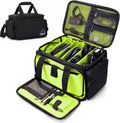 HMLIN DJ Case with Removable Padded Bottom and Dividers - Travel Ready