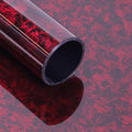 Forged Carbon Fiber Vinyl Wrap Red 2ft x 10ft - Gloss Crushed Stone