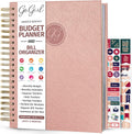 GoGirl Budget Planner & Monthly Bill Organizer - Rose Gold