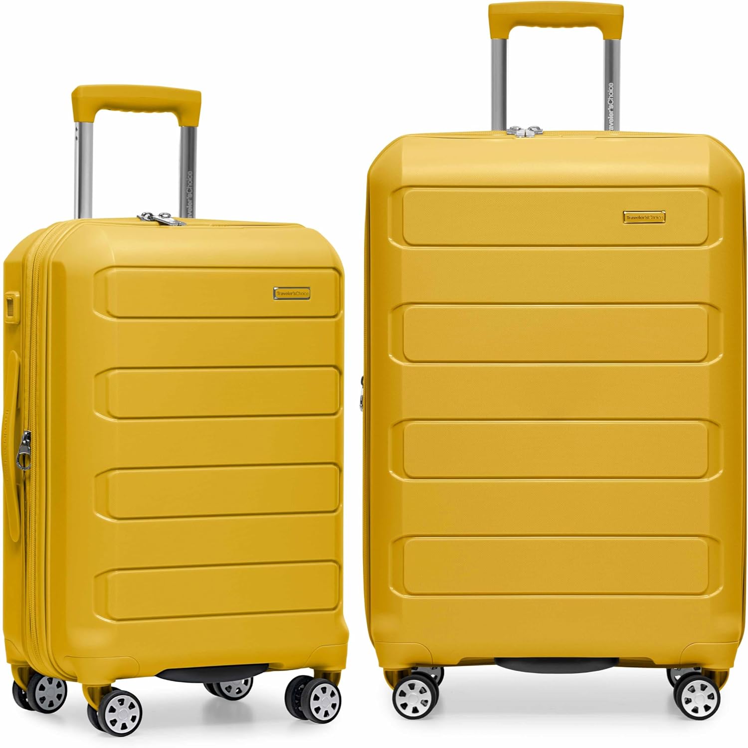 Traveler's Choice Pagosa Indestructible Hardshell Luggage Set
