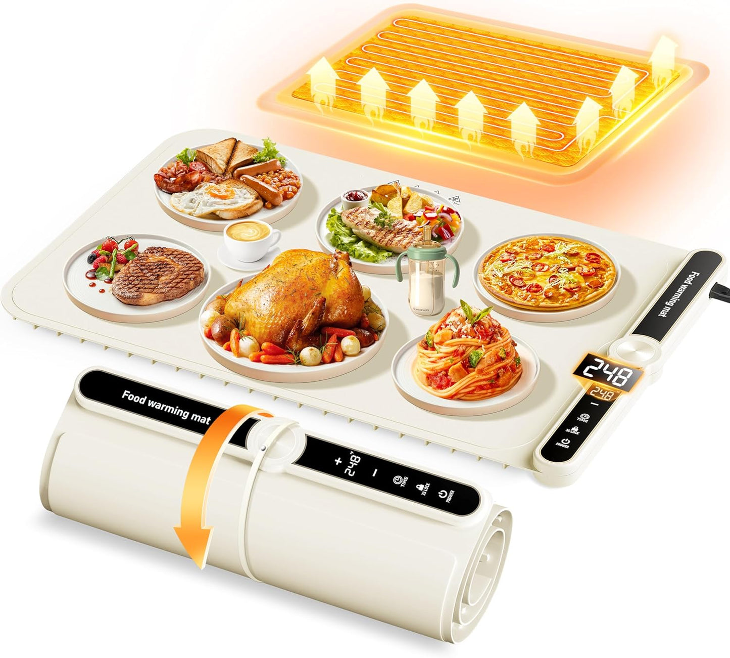 Electric Food Warming Mat for Buffets and Gatherings