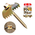 200 Pcs 2ft Fence Staples Reusable Fasteners with Wire Fixer - Quick