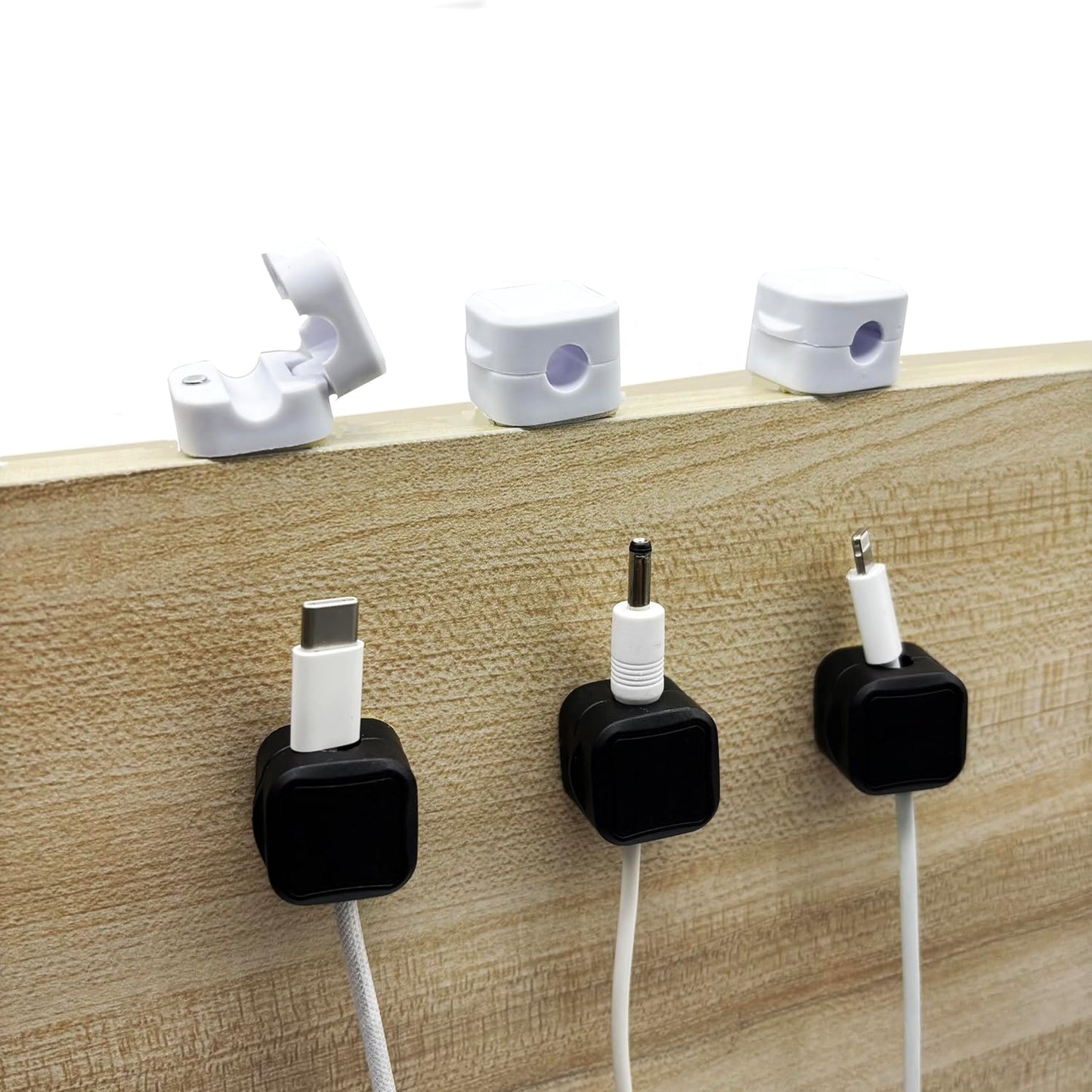 12 Pack Magnetic Cable Clips for Tidy Desks
