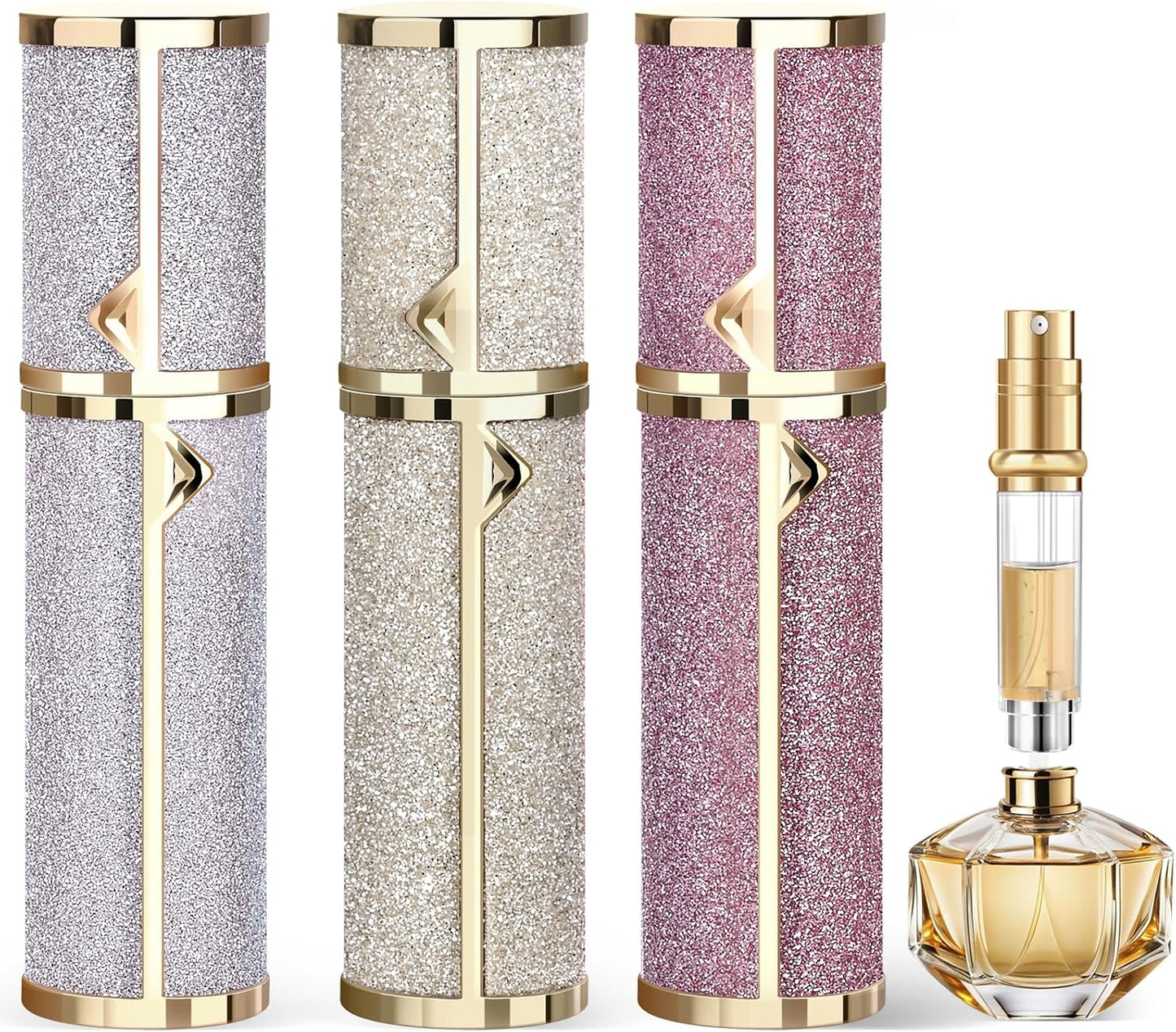 Travel Perfume Bottle Refillable 3PCS for Men & Women