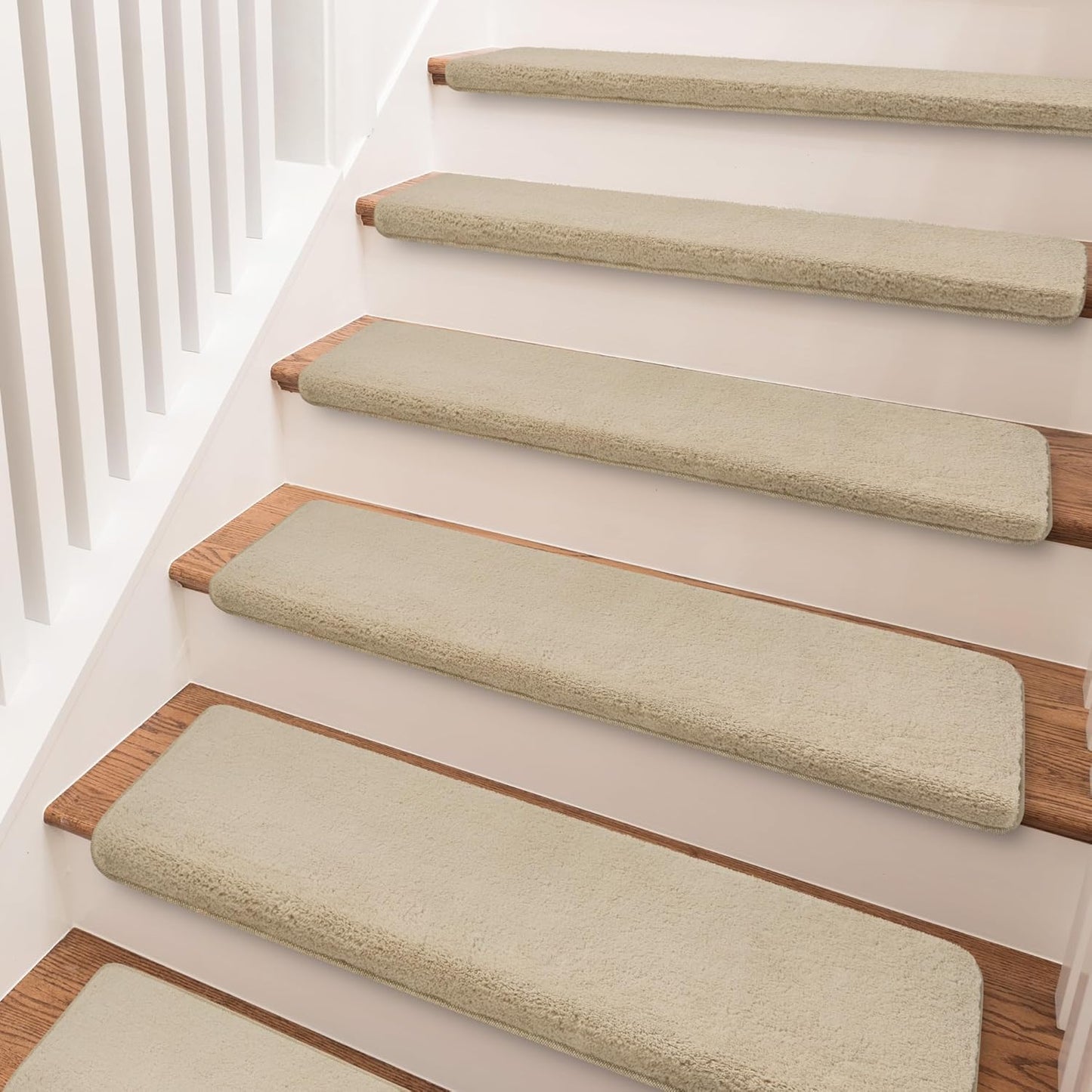 PURE ERA Carpet Stair Treads Ultra Plush Non-Slip Protectors