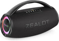 ZEALOT Bluetooth Speaker with 80W Bass and Colorful Lights