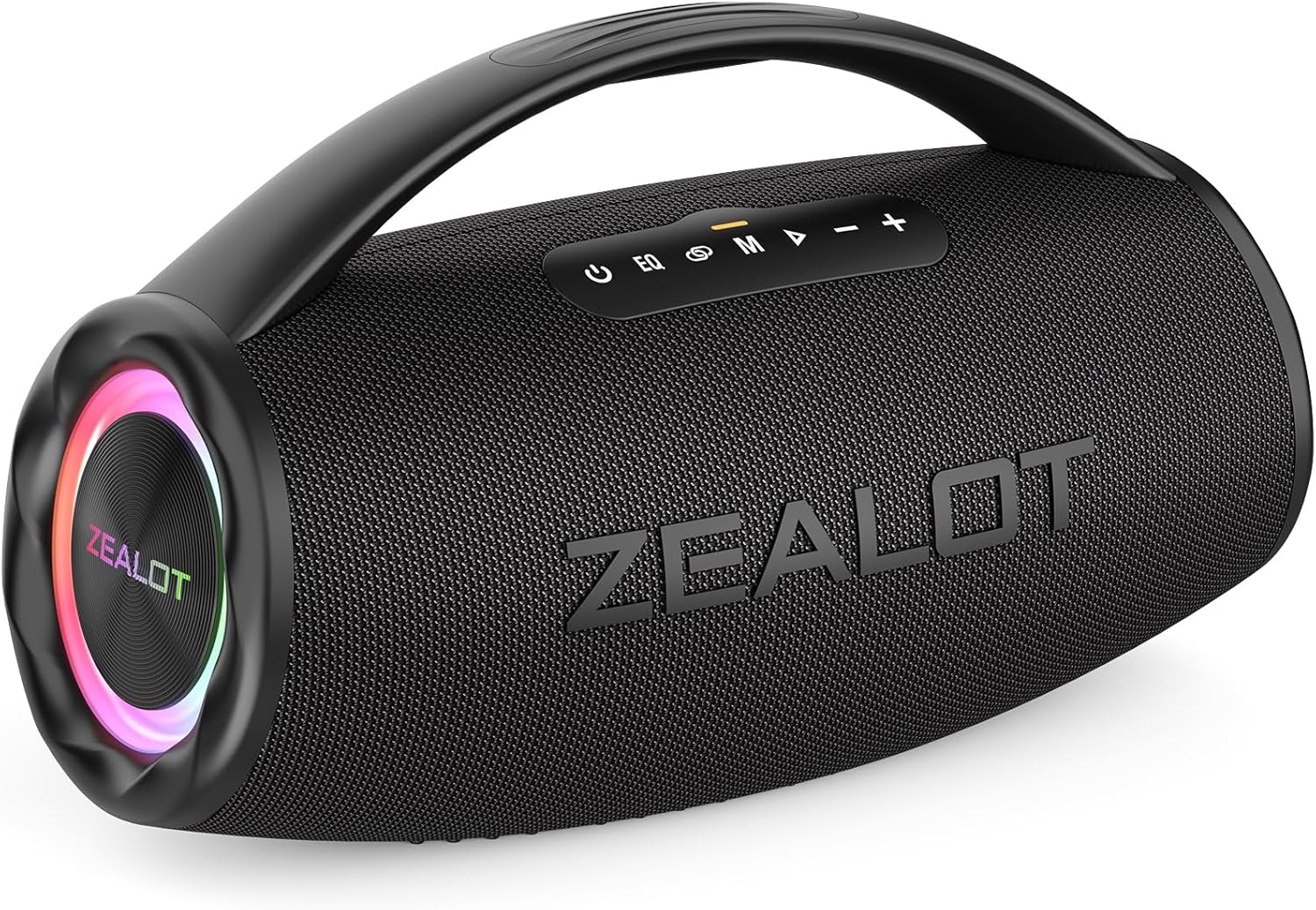 ZEALOT Bluetooth Speaker with 80W Bass and Colorful Lights