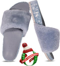 Fleks Women's Shearling Platform Slides with Arch Support
