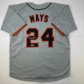 Facsimile Autographed Willie Mays San Francisco Grey Jersey Size Men's