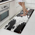 Brown and White Kitchen Mat Spotted Cow Skin Pattern - Anti Fatigue