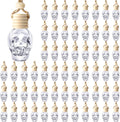 Car Air Freshener Diffuser 100 Pack - Clear Hanging Perfume Bottles
