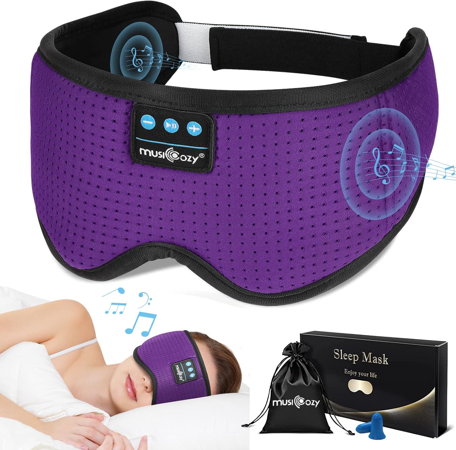 Wireless Sleep Headphones by MUSICOZY