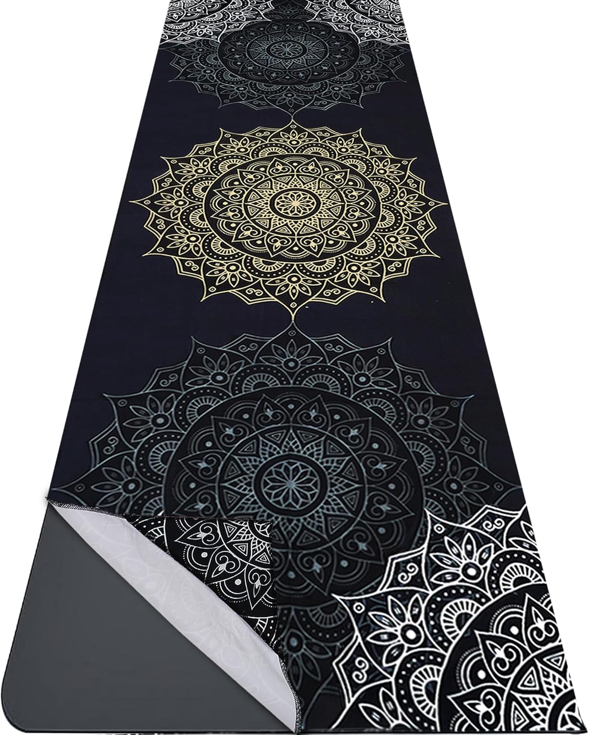 Non-Slip Microfiber Yoga Towel - Moisture Wicking & Portable