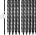 24 in Straight Rebar Stakes 20-Pack - Heavy Duty Ground Anchors