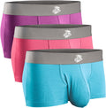Real Men Bulge Enhancing Modal Boxer Briefs 3-Pack - Pouch Support
