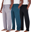 Mens Pajama Pants 3-Pack - Soft Stretch Lounge Bottoms (Big and Tall)
