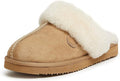 Dearfoams Women's Fireside Sydney Shearling Scuff Slipper - Wide