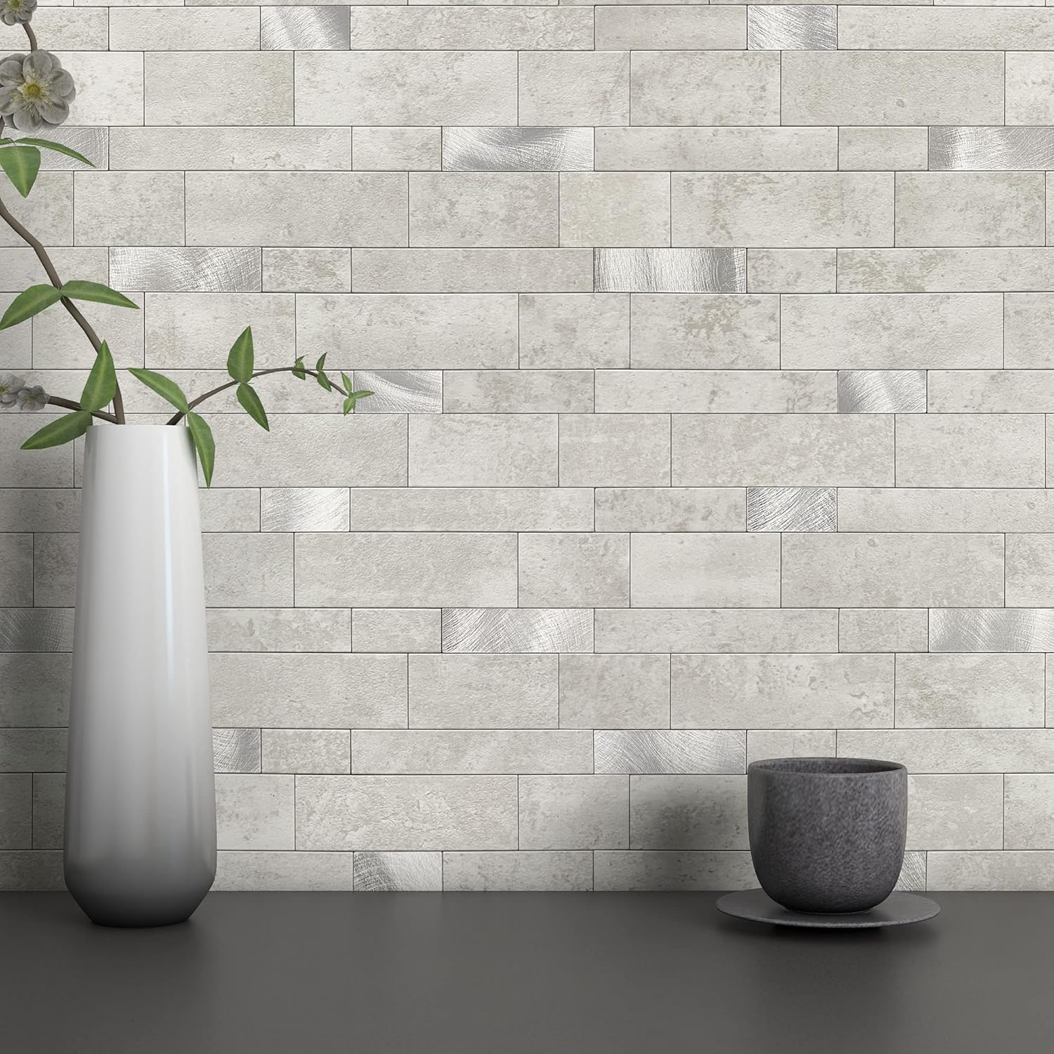 MOFIT Backsplash Tile for Kitchen and Bathroom - Peel and Stick