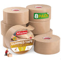 Brown Paper Tape 2.75-in x 375-ft 8-Pack - Reinforced Kraft