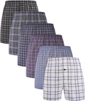 BAMBOO COOL Men's Woven Boxer Shorts 6 Pack - Lightweight Comfort is