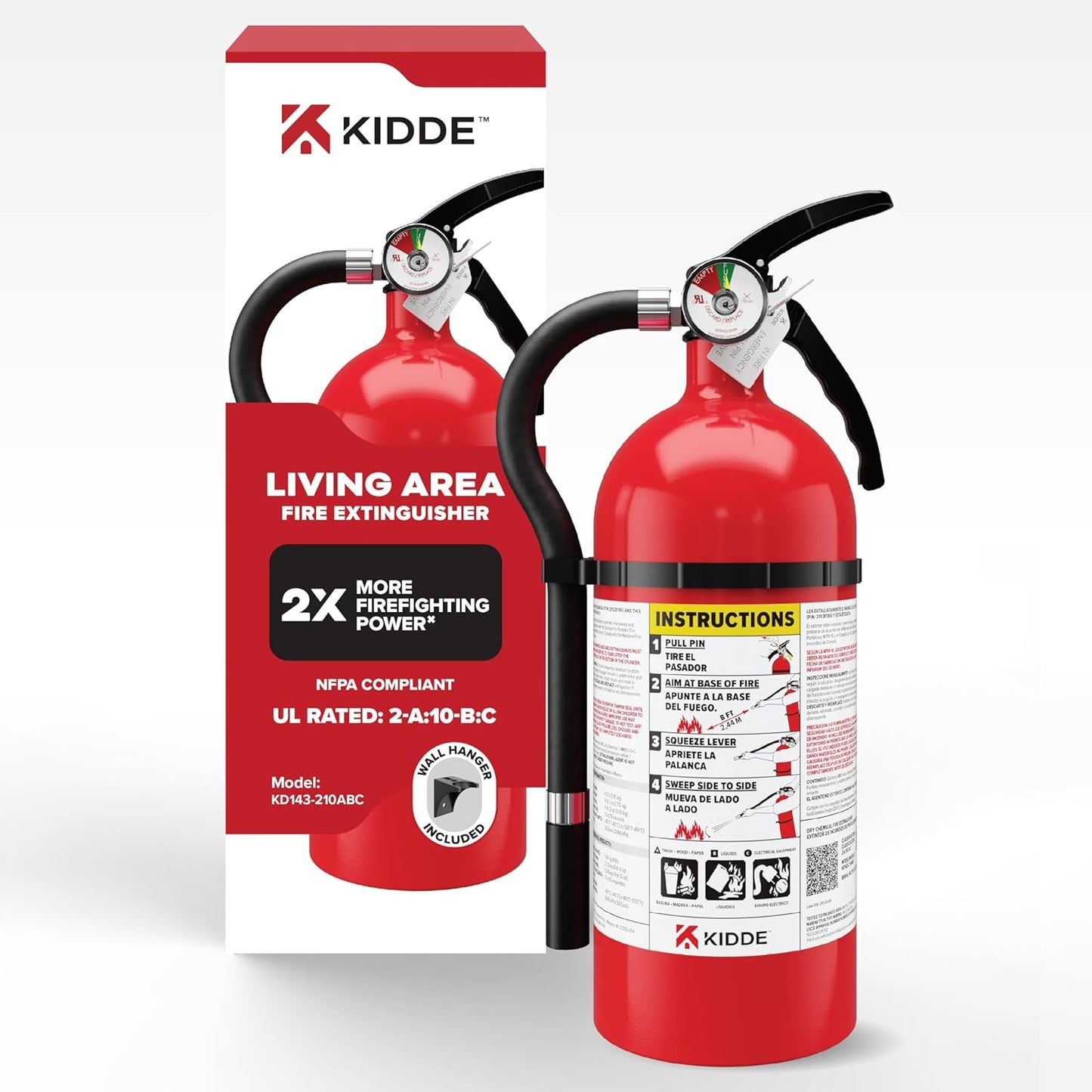 Kidde Fire Extinguisher for Home Use, Reliable Fire Protection