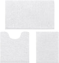 Ultra Soft Non Slip Chenille Bathroom Rug Set for Comfort
