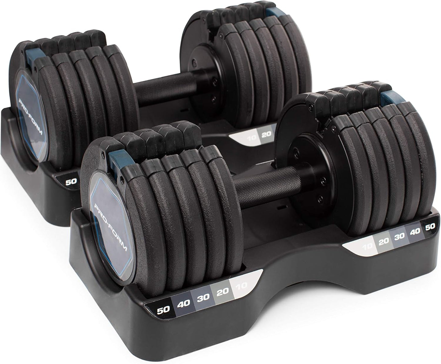 ProForm 50 Lb. Rapid Strike Dumbbell Set for Home Gym Use