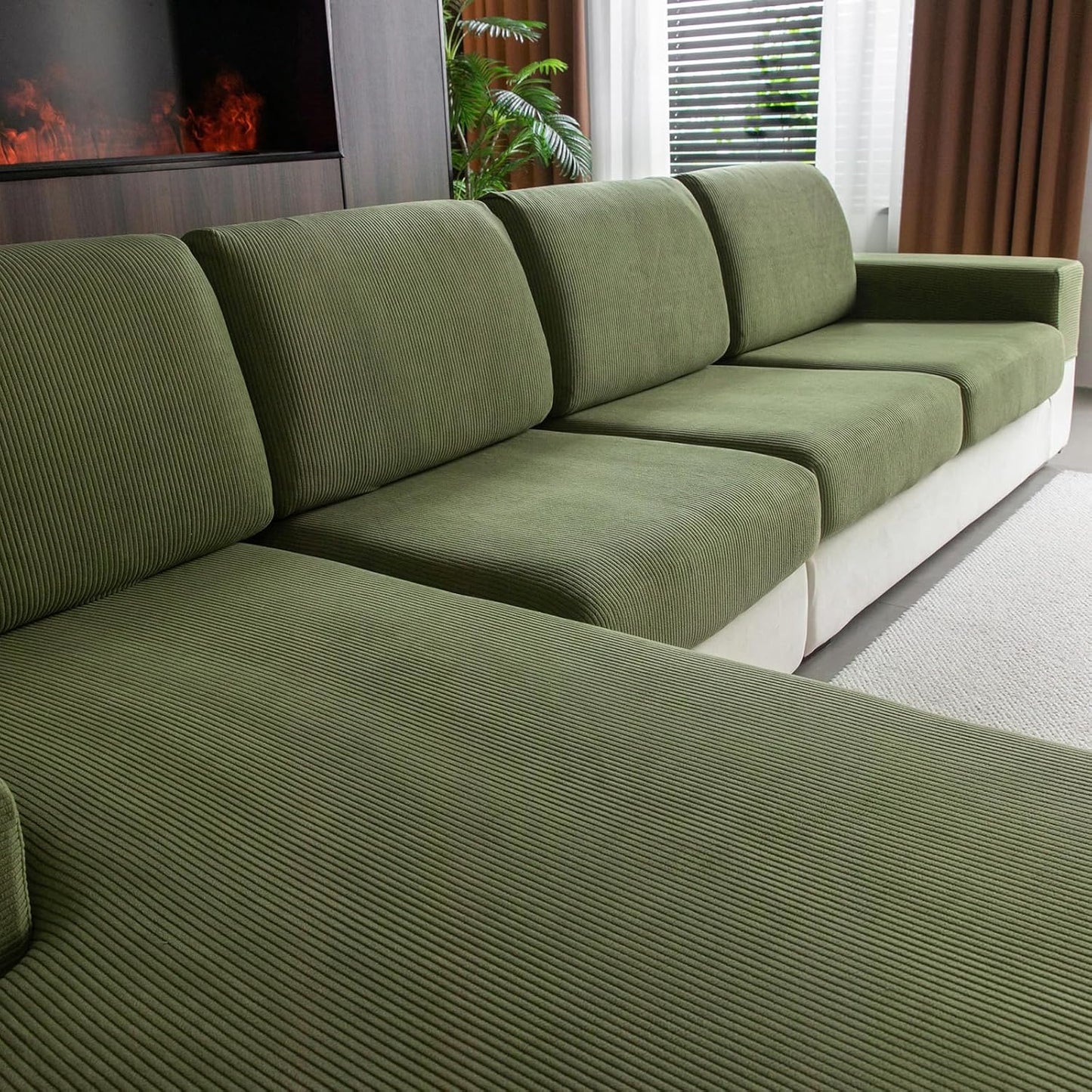 Wear Resistant Stretch Sofa Covers for Pets - 3 Piece Set