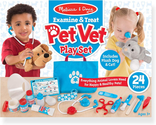 Melissa & Doug Pet Vet Play Set - Interactive Vet Kit