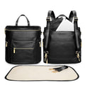 miss fong Diaper Bag Backpack - Large Leather Organizer